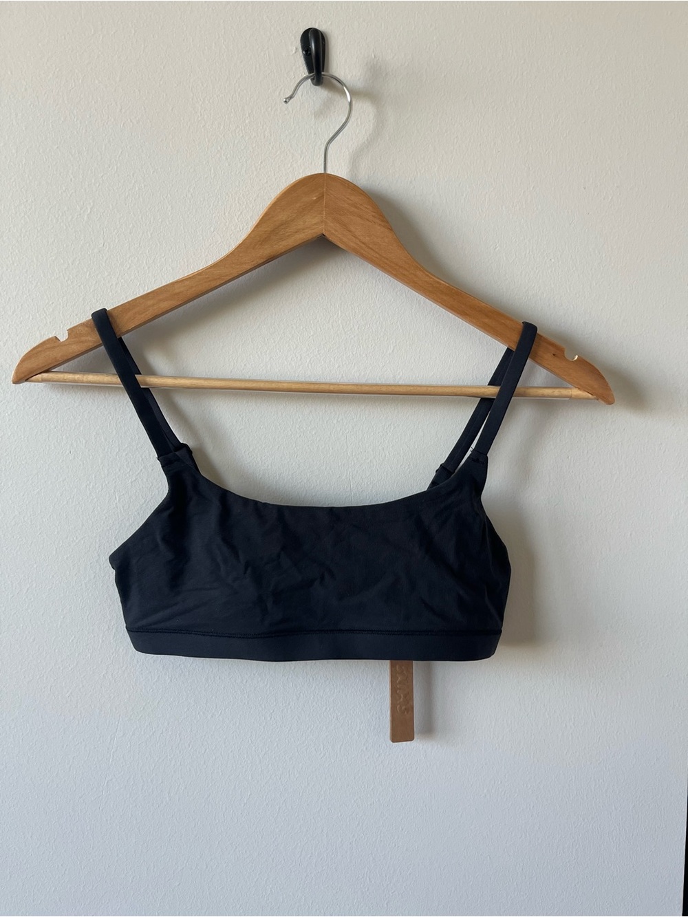 SKIMS Fits Everybody Scoop Bralette Small NWT Onyx Color
